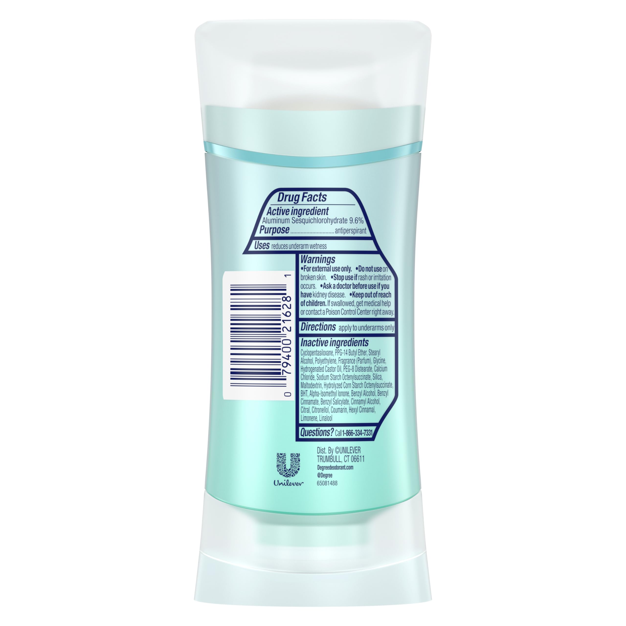 Degree Women Antiperspirant Deodorant Stick Twin Pack, Pure Clean 2.6 oz by Degree