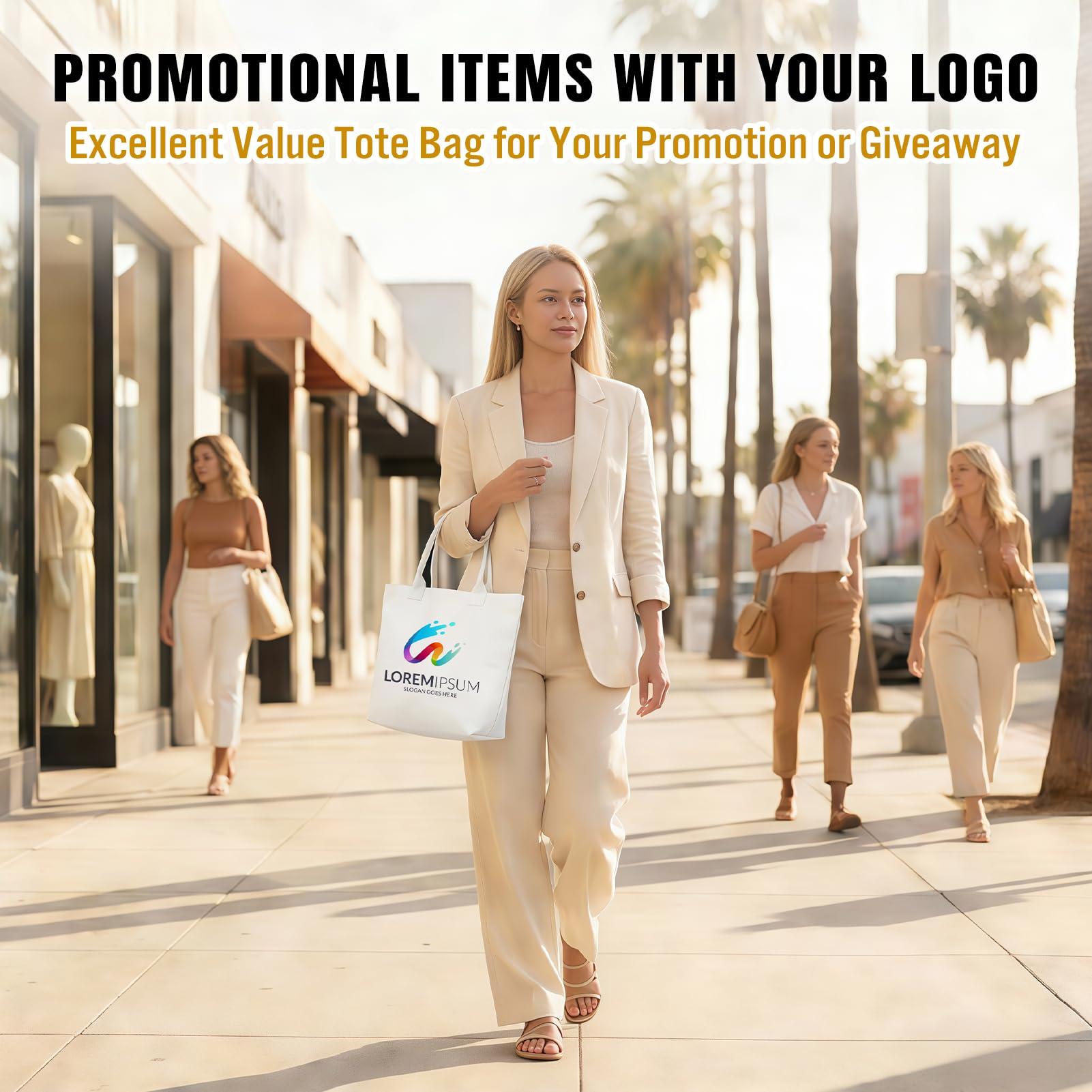 Sacs fourre-tout personnalisés avec image et texte, sacs réutilisables personnalisés pour le shopping, la publicité, la promotion, le cadeau, l'activité