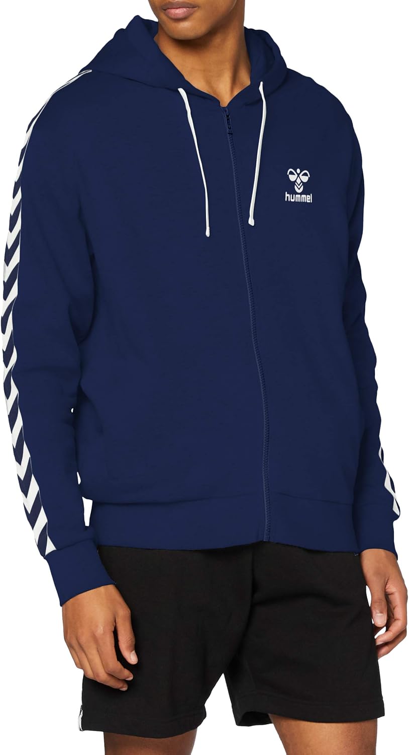 Hummel Felpa con zip - true red/fuxia