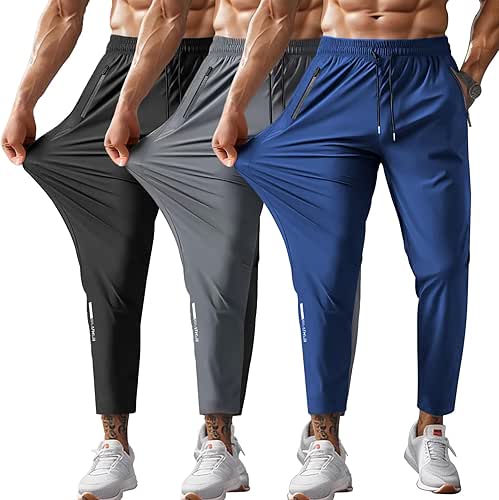Hidkat Men's Hiking Pants Quick-Dry Lightweight Sweatpants Outdoor Fishing Pants