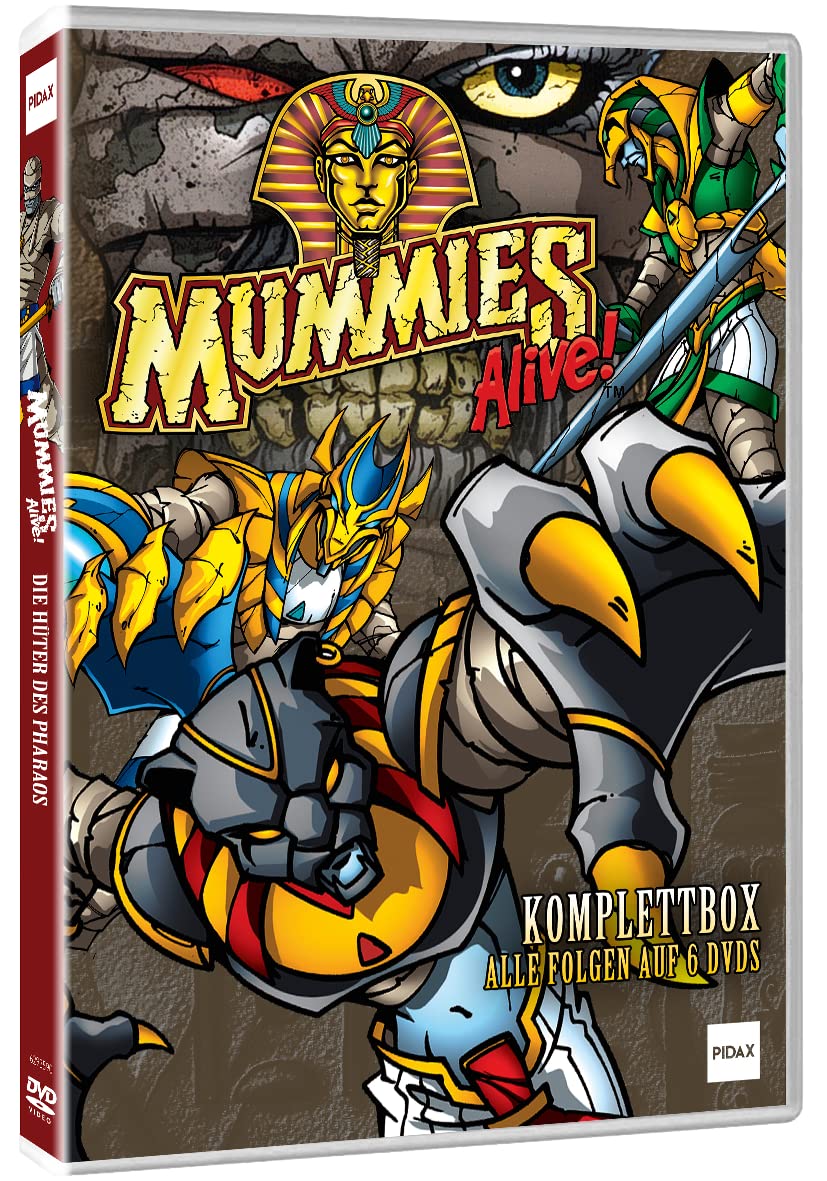 Mummies Alive Komplettbox: Die Hüter des Pharaos - Die Welt der ägyptischen Mythologie mit den unsterblichen Helden der Kindheit - 90er Fantasy Zeichentrick-Serie