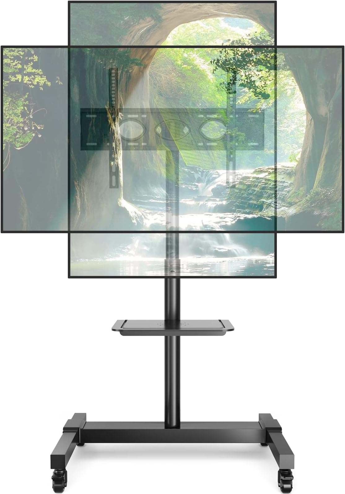 5Rcom Rolling TV Stand