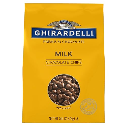 Miniatura 4 de Ghirardelli Chocolate Company - Chips de chocolate con leche, 800 por libra, bolsa de 5 libras (paquete de 1)