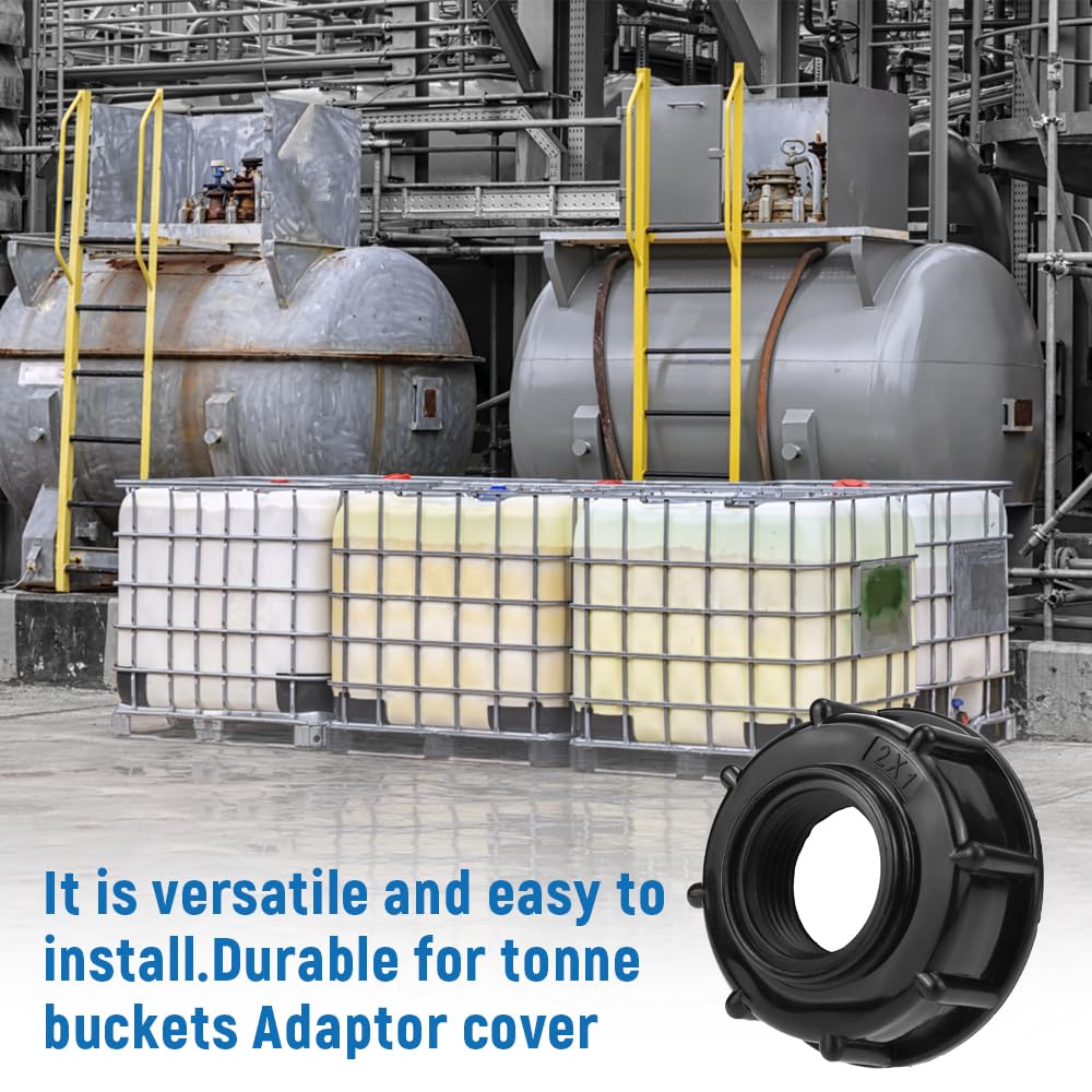 Set REKUBIK Per IBC Set Adattatori Per Collegare 3 Serbatoi IBC (S60x6) - Per Irrigazione O Stoccaggio Acqua Adattatore Per Serbatoi IBC