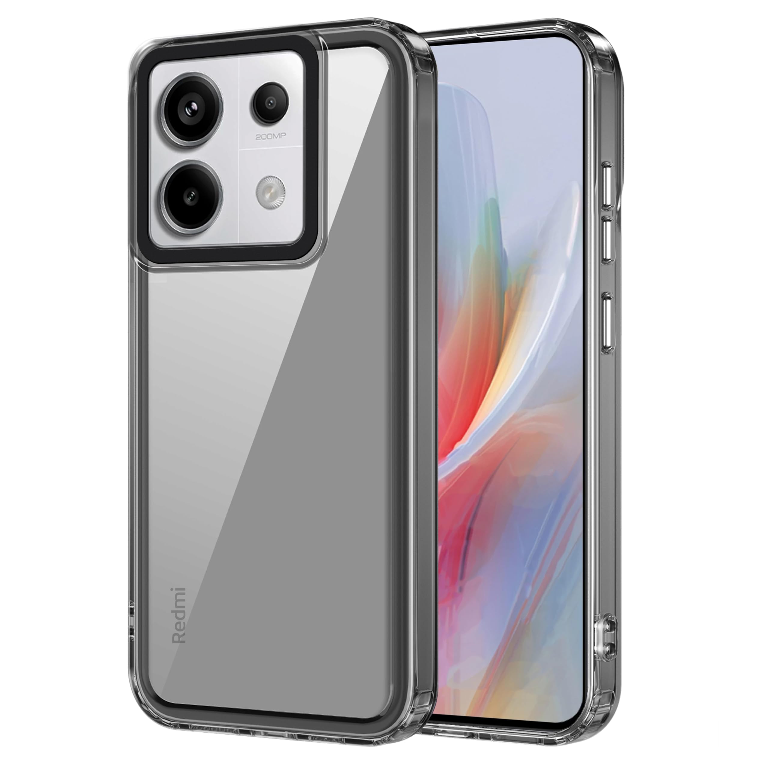 Zapcase Back Case Cover for Mi Redmi Note 13 Pro 5G | Compatible for Mi Redmi Note 13 Pro 5G Back Case Cover | Case Cover with Camera Protection | (TPU + PC | Translucent Black) (B0CSPLN7ZH) Amazon Price History, Amazon Price Tracker