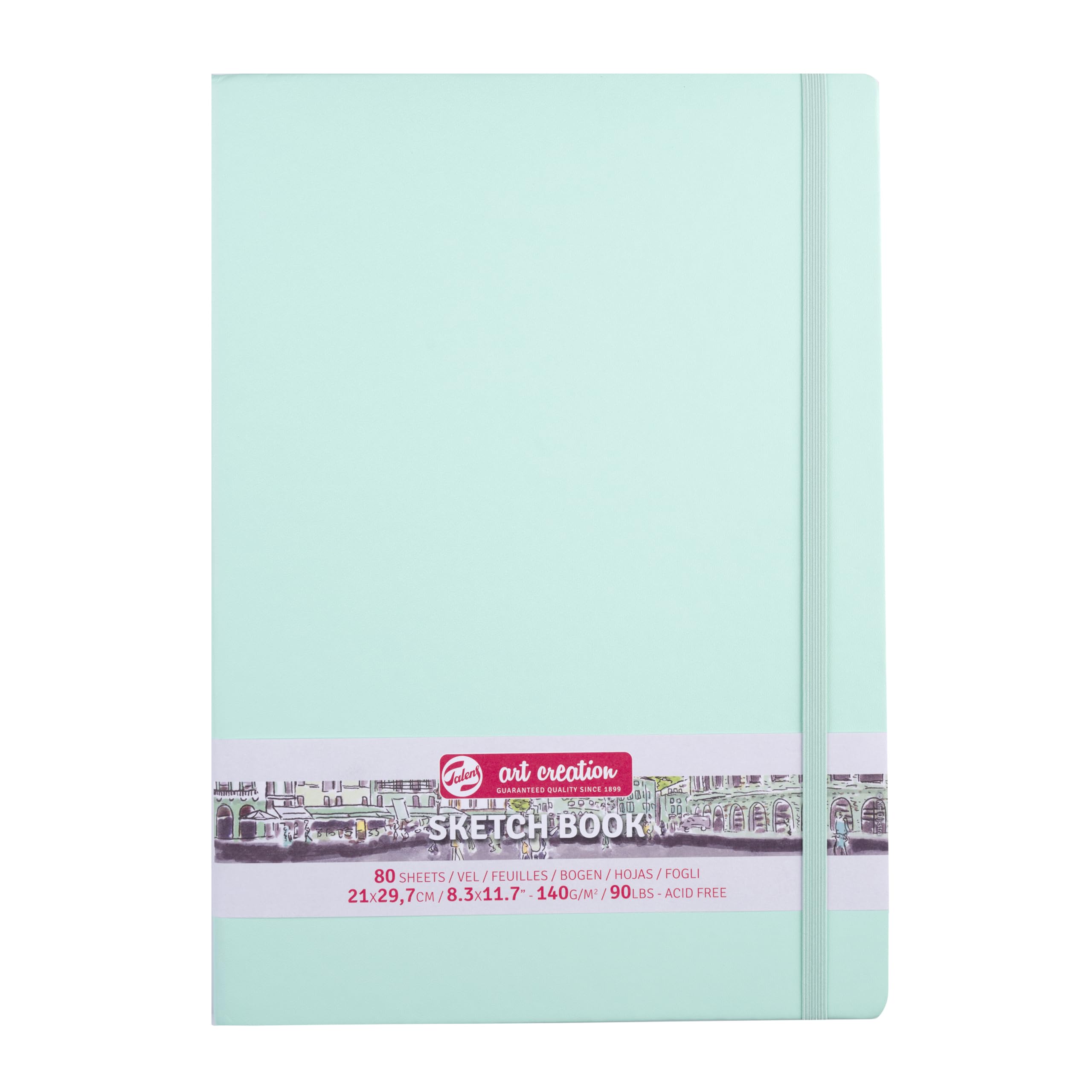 Talens Art Creation Sketchbook 80 Sheets, 21 cm x 30 cm, Fresh Mint
