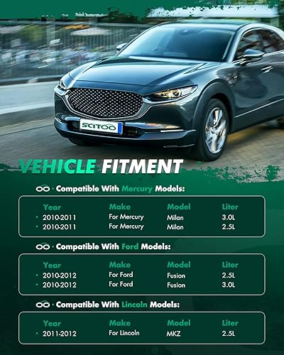 Vista 17 de SCITOO Ventilador de radiador 622840 compatible con Chevrolet Sonic 2012-2017