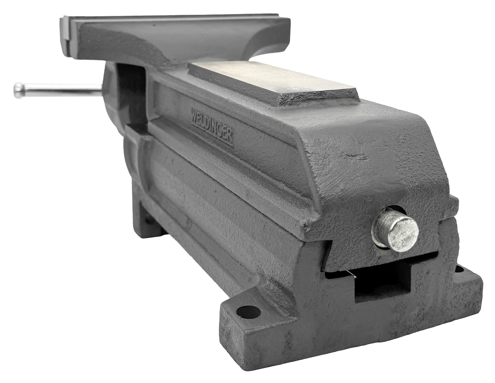 WELDINGER professional Schraubstock 200 mm unzerbrechlich leichtgängig feste Basis Rohrspannbacken