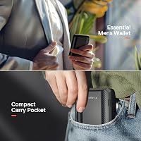 Xlayout Mágneses Pénztárca MagSafe-hez RFID Védelemmel - iPhone Kártyatartó Állvánnyal, 4 Kártya Tárolására, Fényképtartóval, Fekete 6