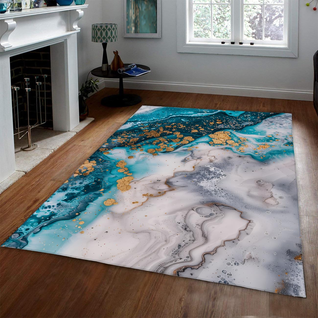Moquette à poil bas 80x150cm et grand tapis de salon