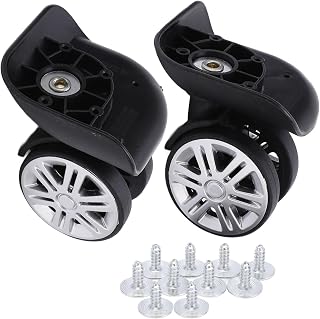 Luggage Suitcase Wheels 1 Pair Luggage Replacement Wheels Mute Swivel Suitcase Luggage Caster Wheels Repair Parts