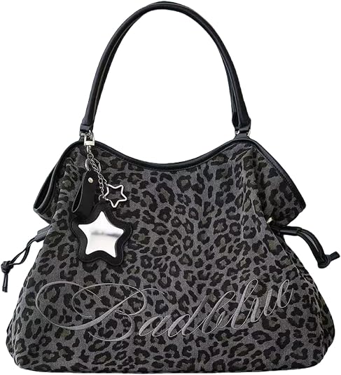 Amazon.com: 16.54" Leopard Print Large Tote Shoulder Handbag For Women ...