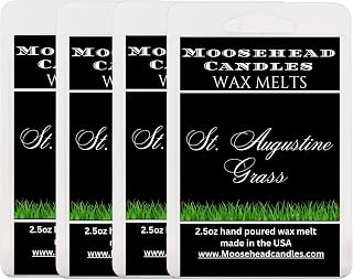 Fresh Cut Grass Wax Melts – 4 Pack | Super Strong, Long-Lasting Home Fragrance | Clean & Green Spring Scent | Soy Wax Melts for Warmers