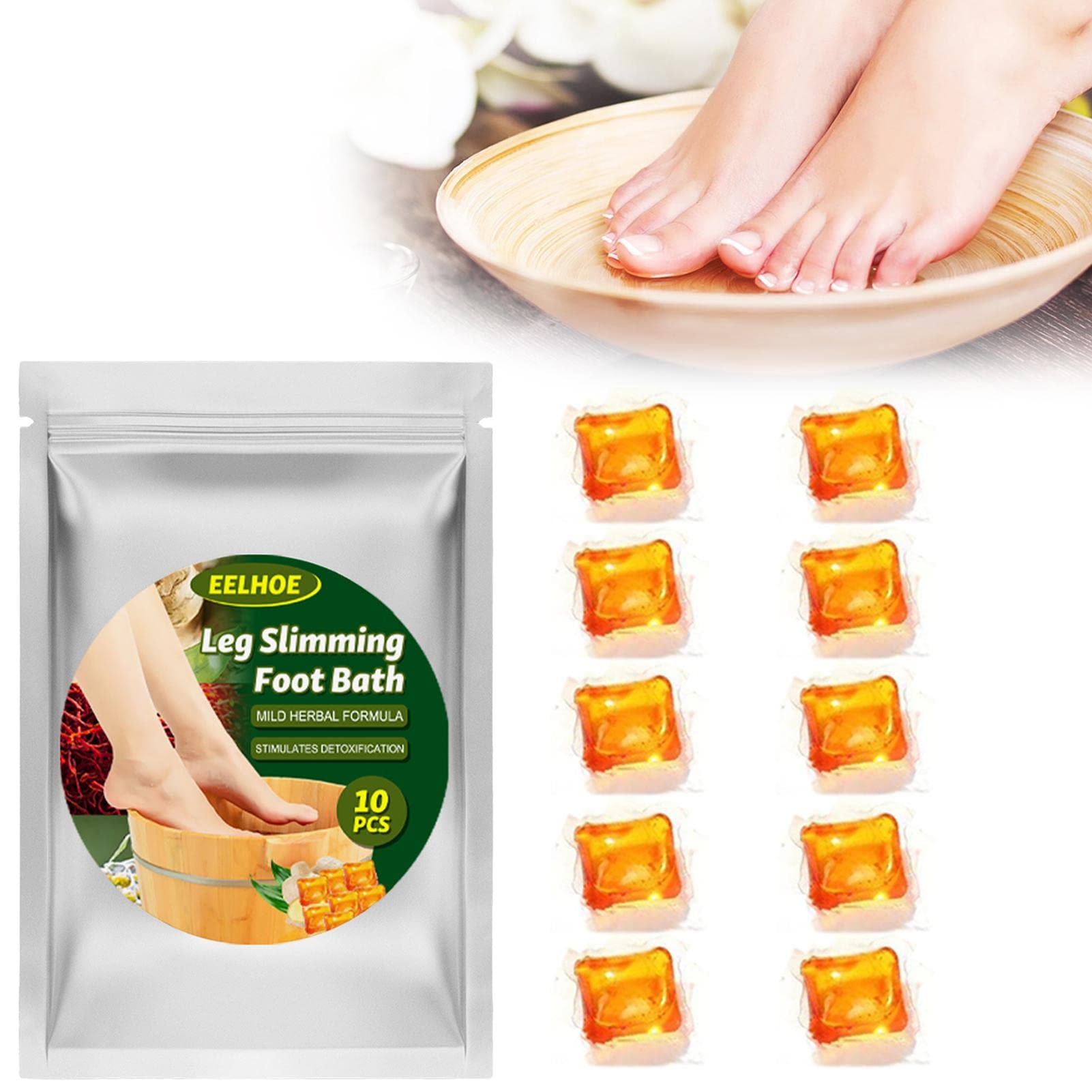 Buy Cmstop Wormwood Foot Bath,Natural Mugwort Foot Soak Pack Foot Spa