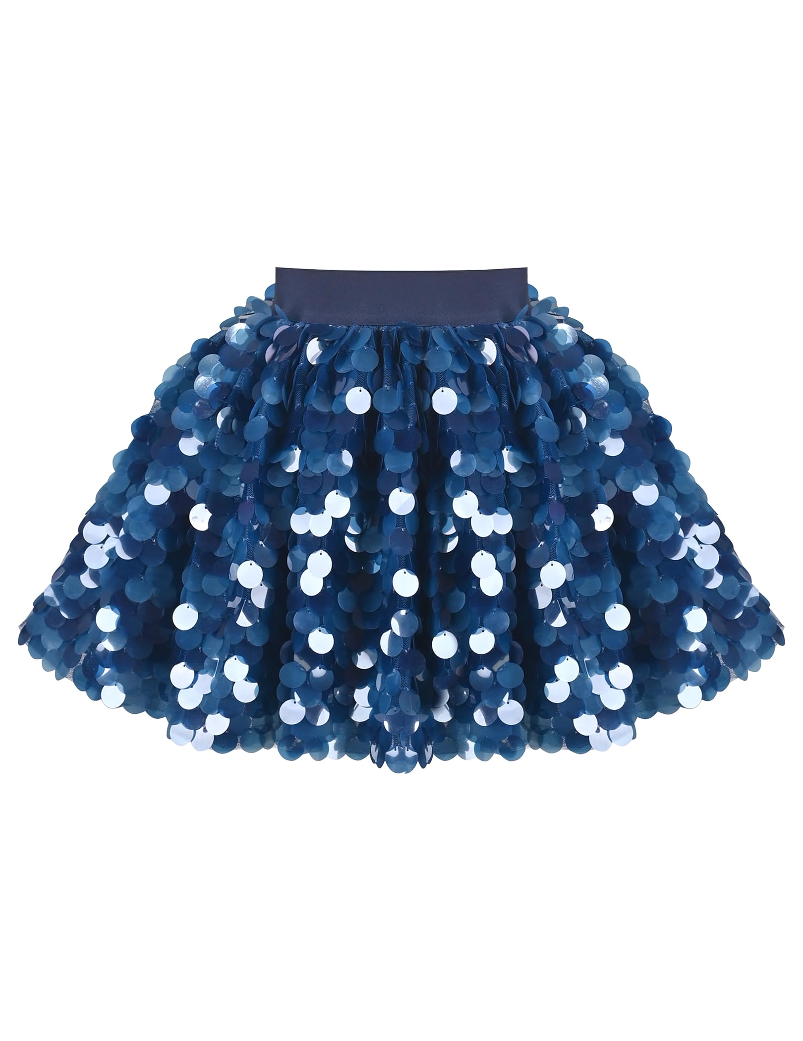 Sunny Fashion Girls Skirt Purple Mermaid Sparkly Sequin Tutu Party Ballet Dance