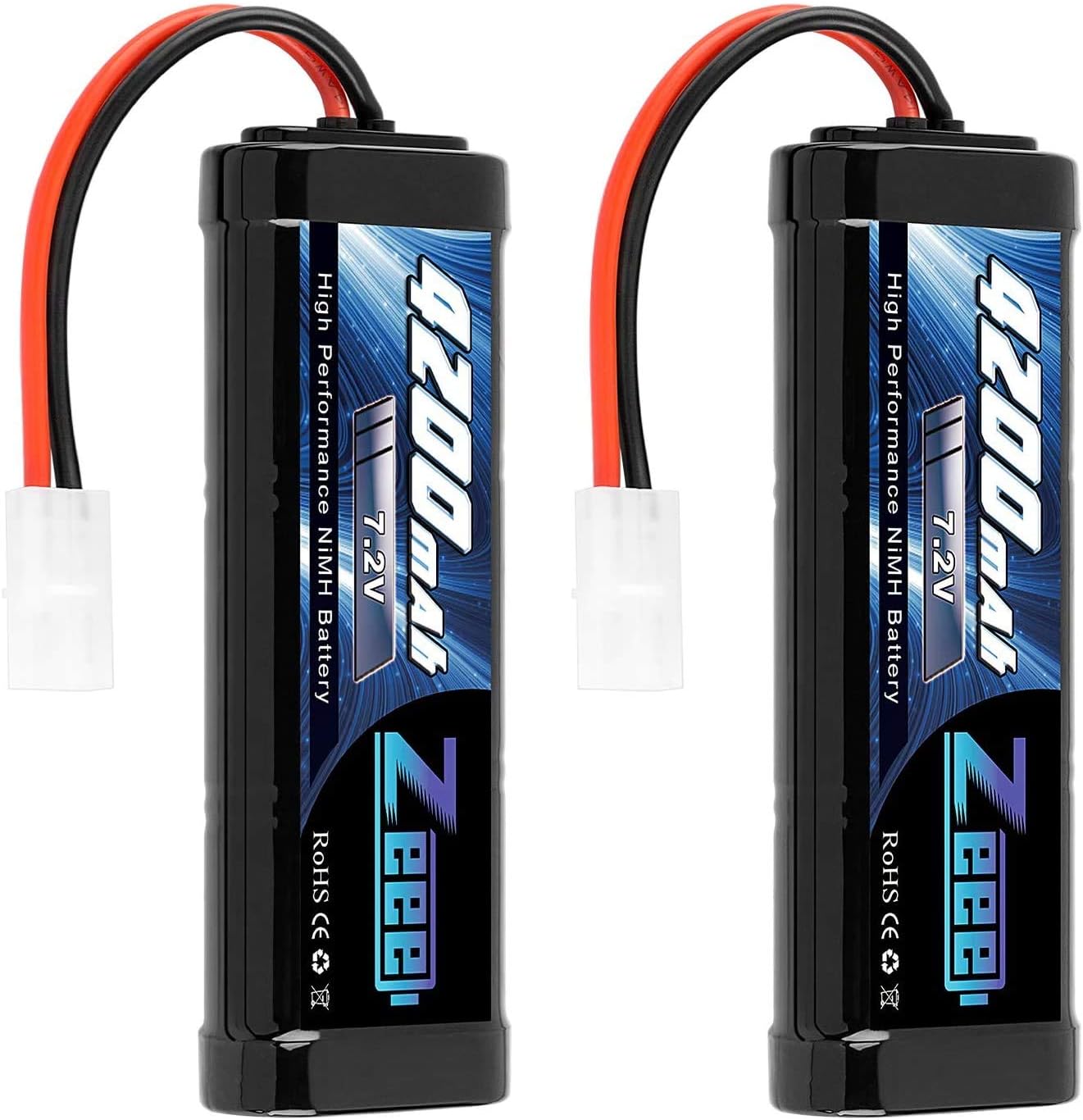 Zeee RC NiMH Akku 7,2V 5000mAh RC Auto RC LKW HPI Losi Kyosho Hobby für