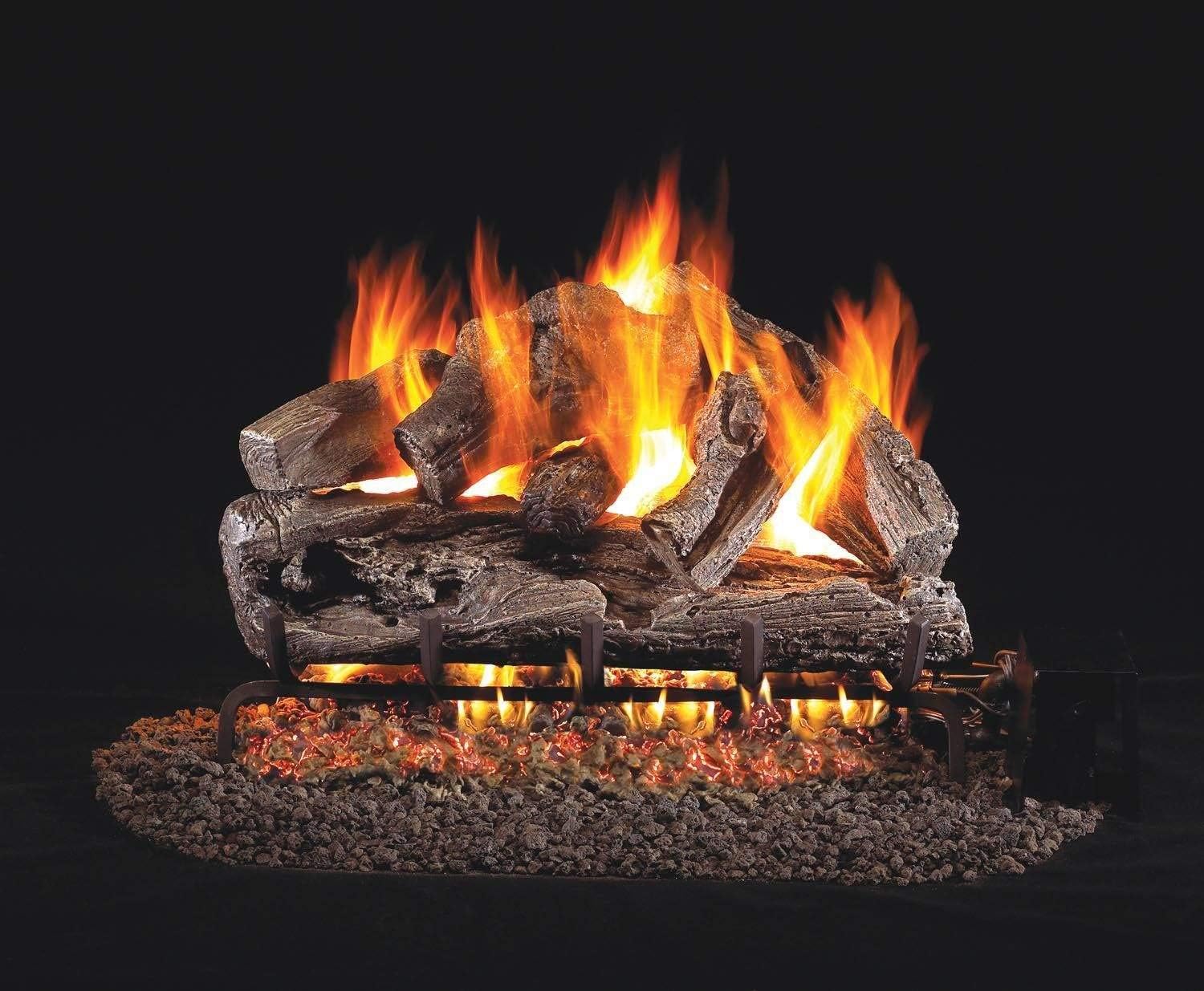 Standard Rugged Oak Gas Logs- 30 Inch- LOGS ONLY