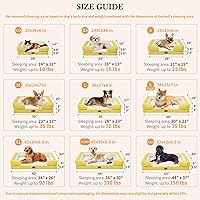 Vista 66 de Comfort Expression - Cama ortopédica para perros extragrandes, 53 x 42 pulgadas, cama impermeable y de apoyo de espuma con cojines removibles