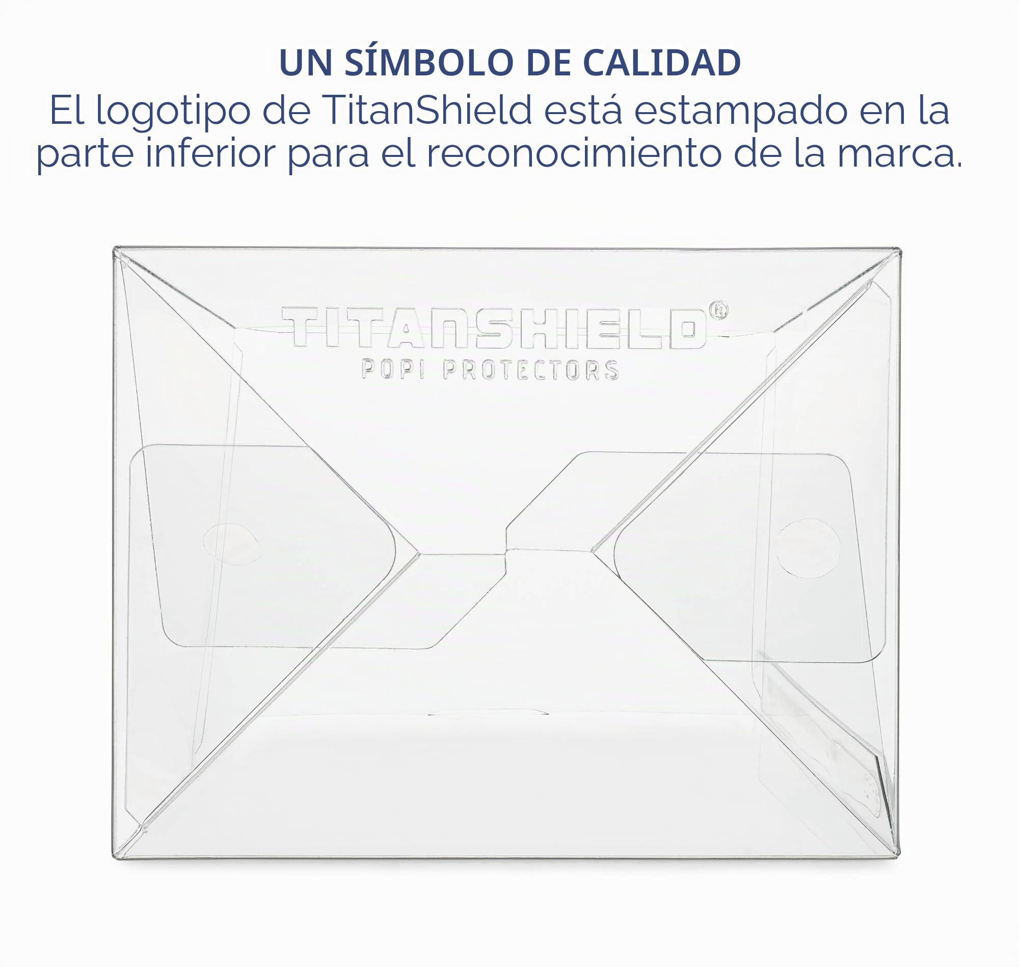 Pack De 8 Fundas Protectoras TitanShield De 0.5 Mm Para Figuras Funko Pop De 4 Pulgadas
