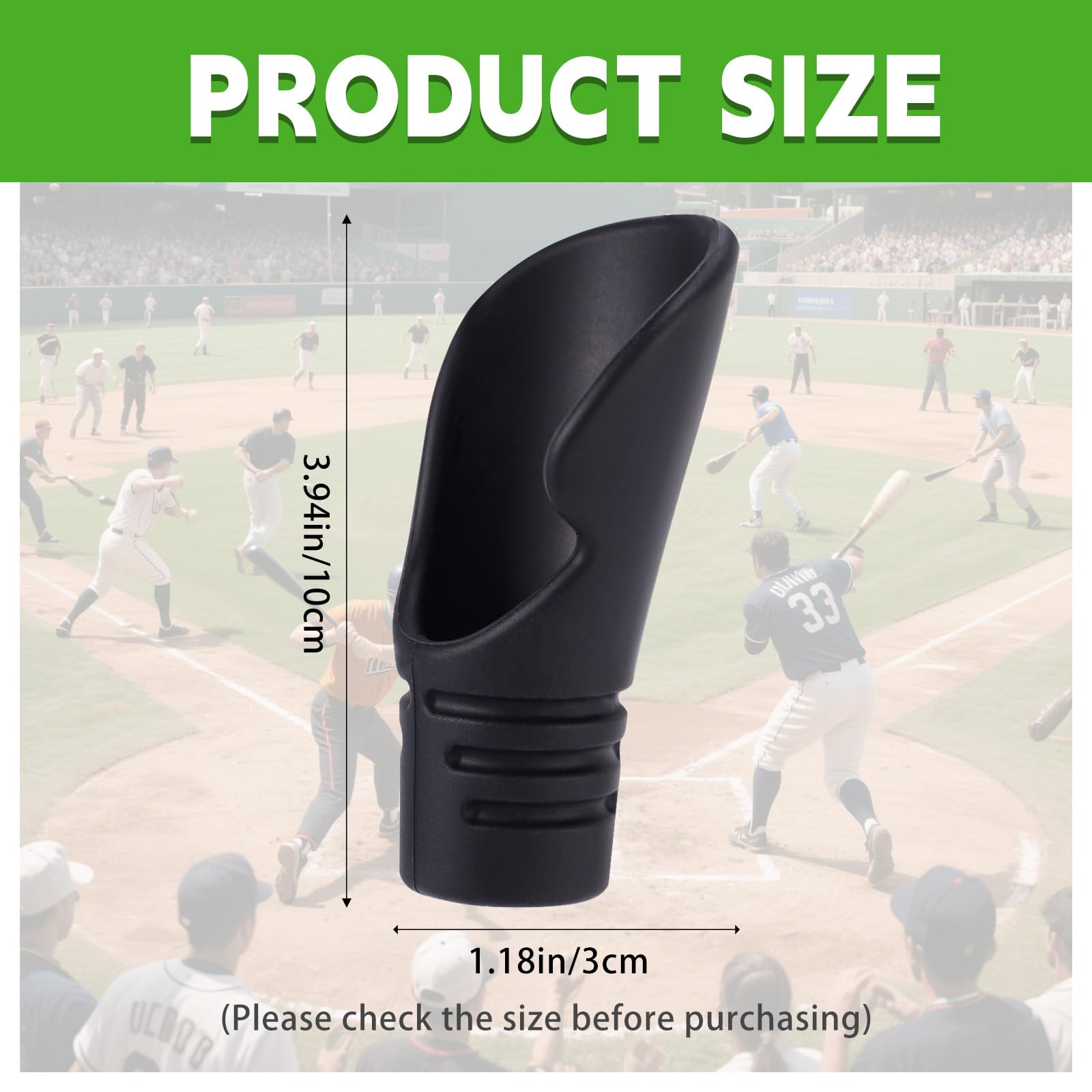 Lyreh Catcher's Thumb Guard for Baseball & Softball, Silicone Baseball Thumb Protector Catcher Training Gear Left/Right Hand Compatible for Reducing Palm Hand Injury(Large/Adult)