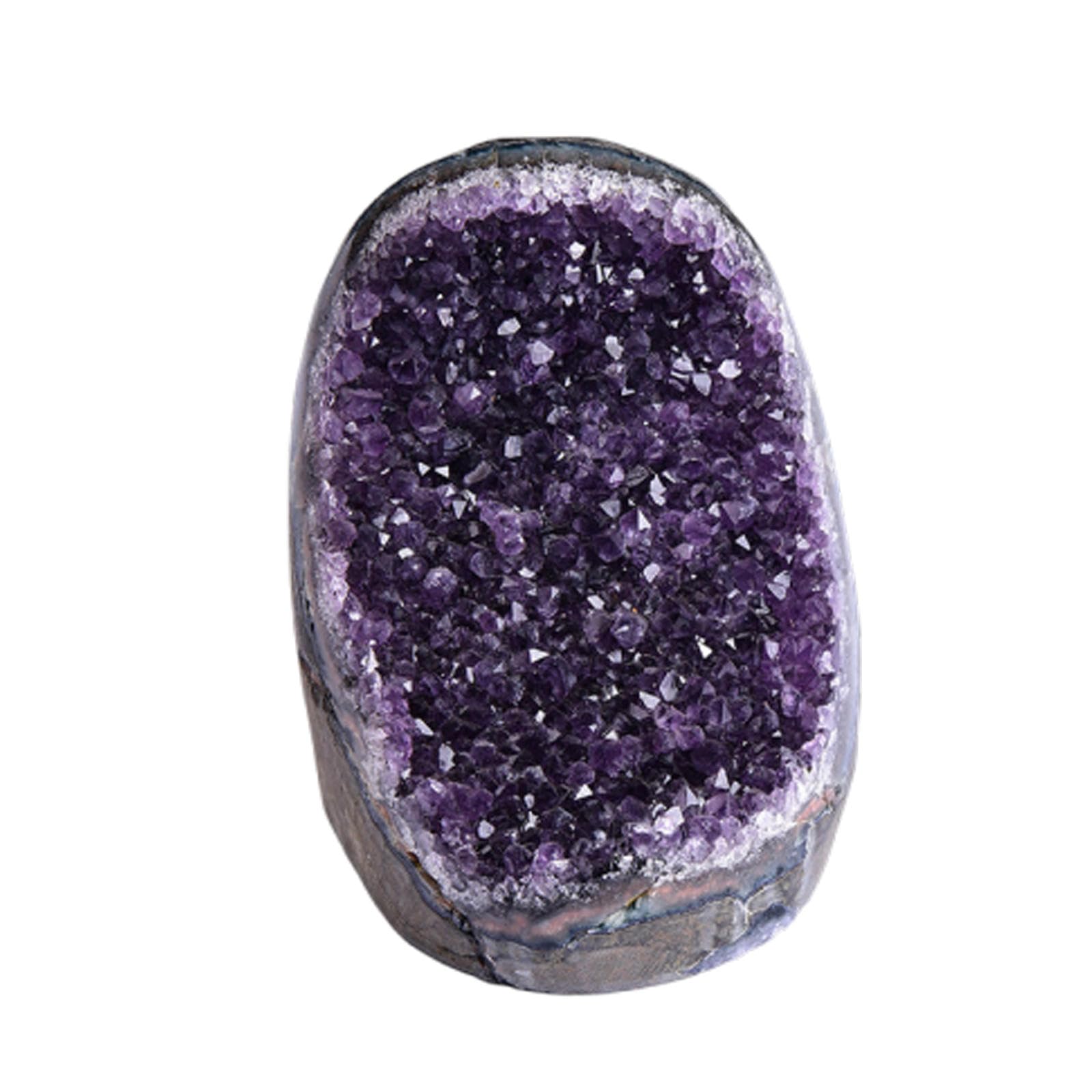 Minerały Kamienie Naturalny Urugwajski Ametyst Kwarcowa Jaskinia Kryształowe Kryształowe Kamienie Dekoracja,600-800g