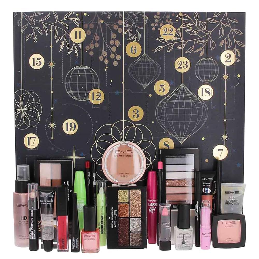 MY ESSENTIALS Calendrier De L’Avent Beauté 2025 – 24 Produits Maquillage Full Size – Teint, Yeux, Lèvres, Ongles