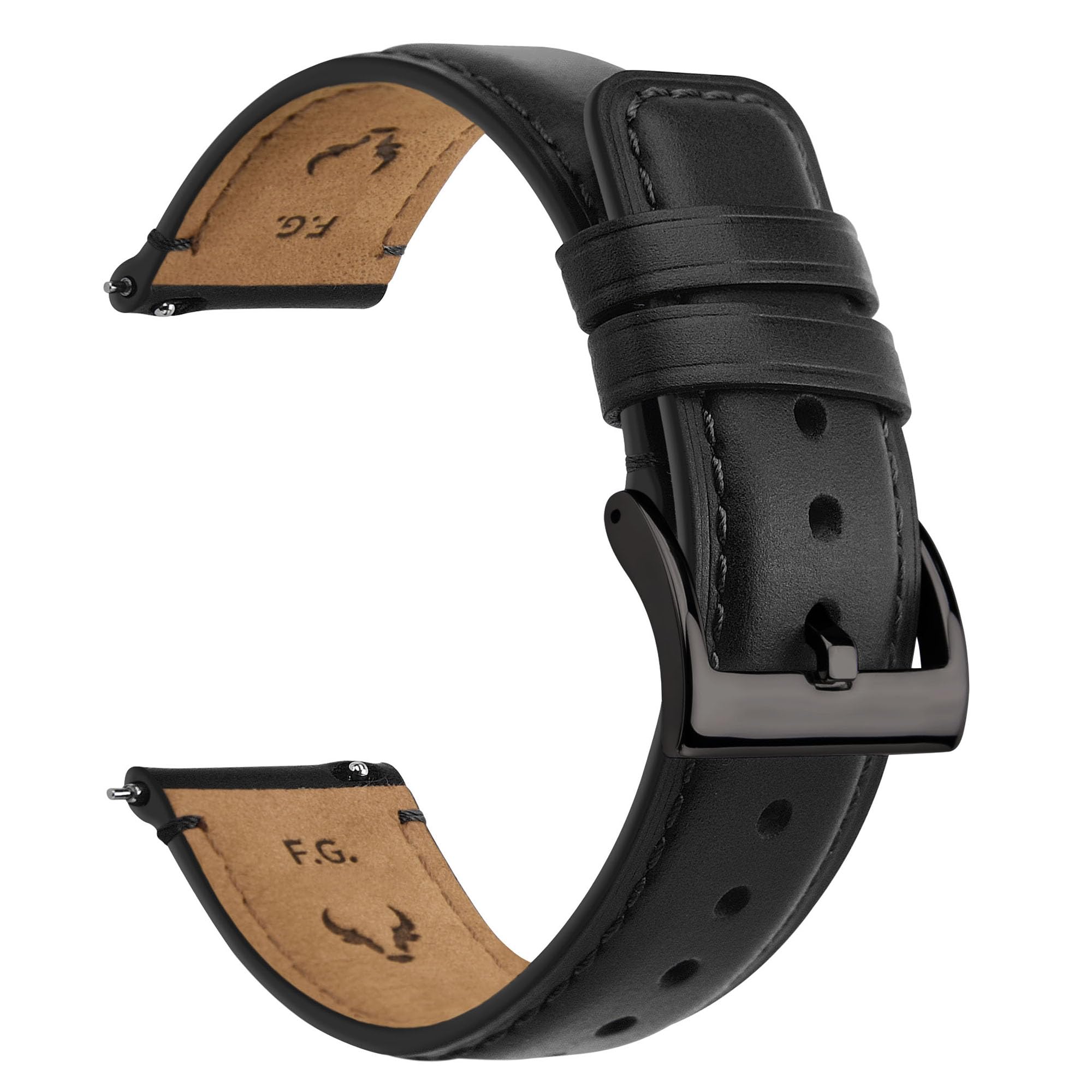 Fullmosa Leder Uhrenarmband Vintage-Ersatzarmband, Uhrenarmband 22mm 20mm 24mm 19mm 18mm Armband Uhr Zubehör für Herren Damen, Uhrband für Smartwatch und Universal-Uhren