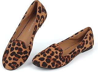 comfortable leopard flats