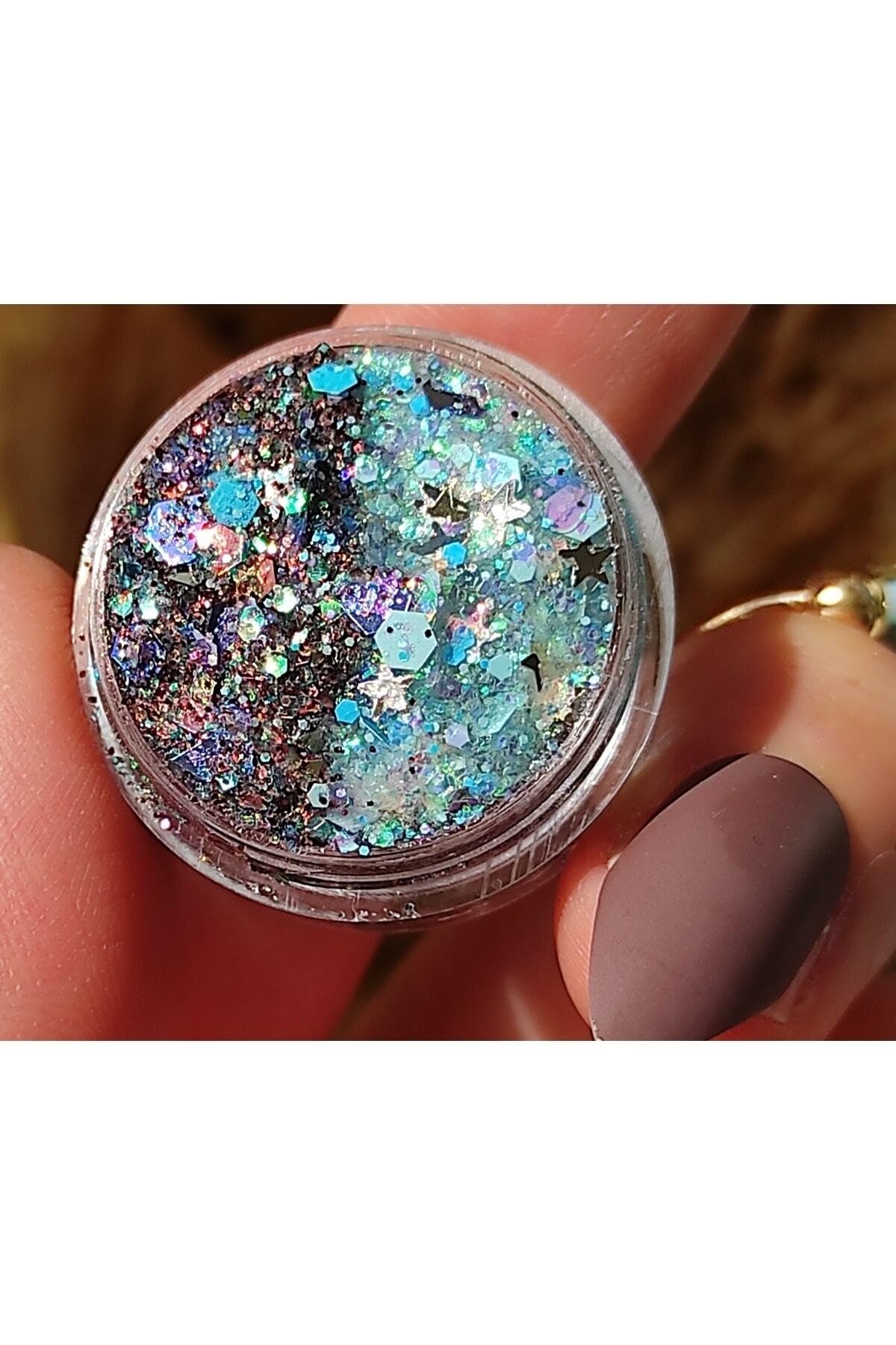 Hb Tasarım Glitter Jel Far Geçişli Yüz Ve Vücut Simi, serashinegozfarı125