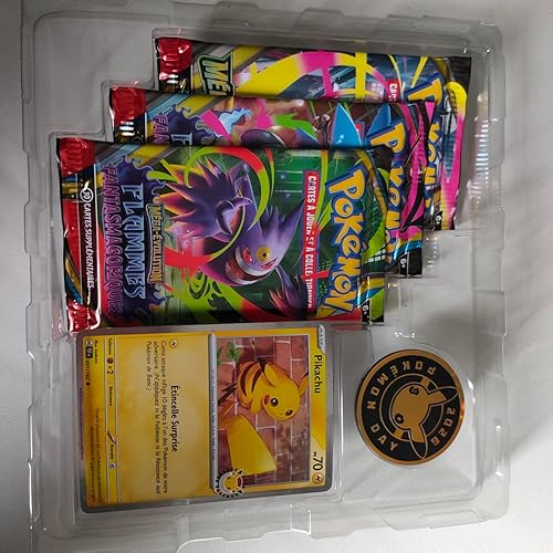 Pokémon : Day 2026 Collection (1 Shiny Promo Card, 1 Piece and 3 Boosters)  : Amazon.fr: Toys & Games