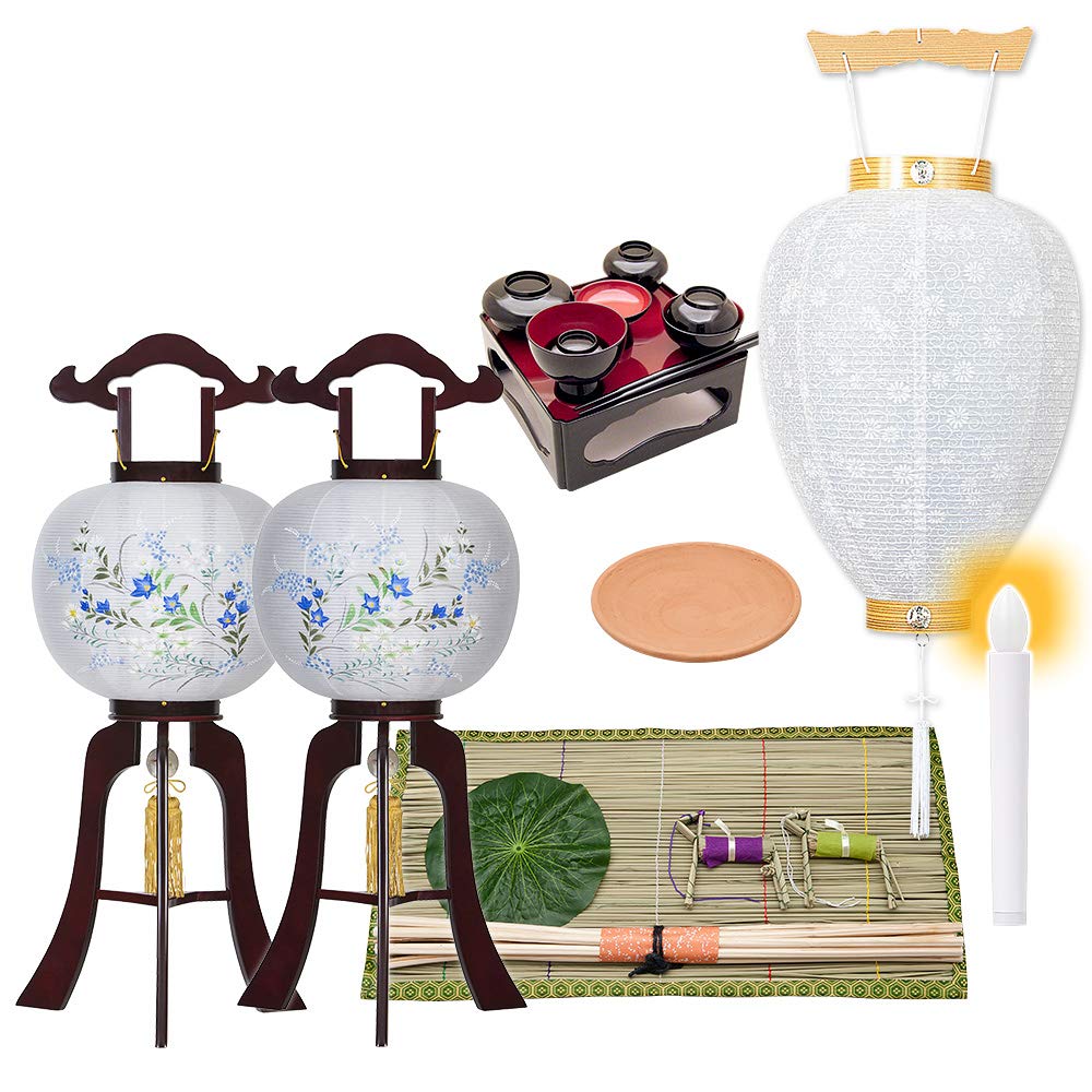 【新品未使用】初代　初弘　寸八赤台 Amazon｜仏壇屋 滝田商店 盆提灯 お盆用品 高級 初盆セット 新盆