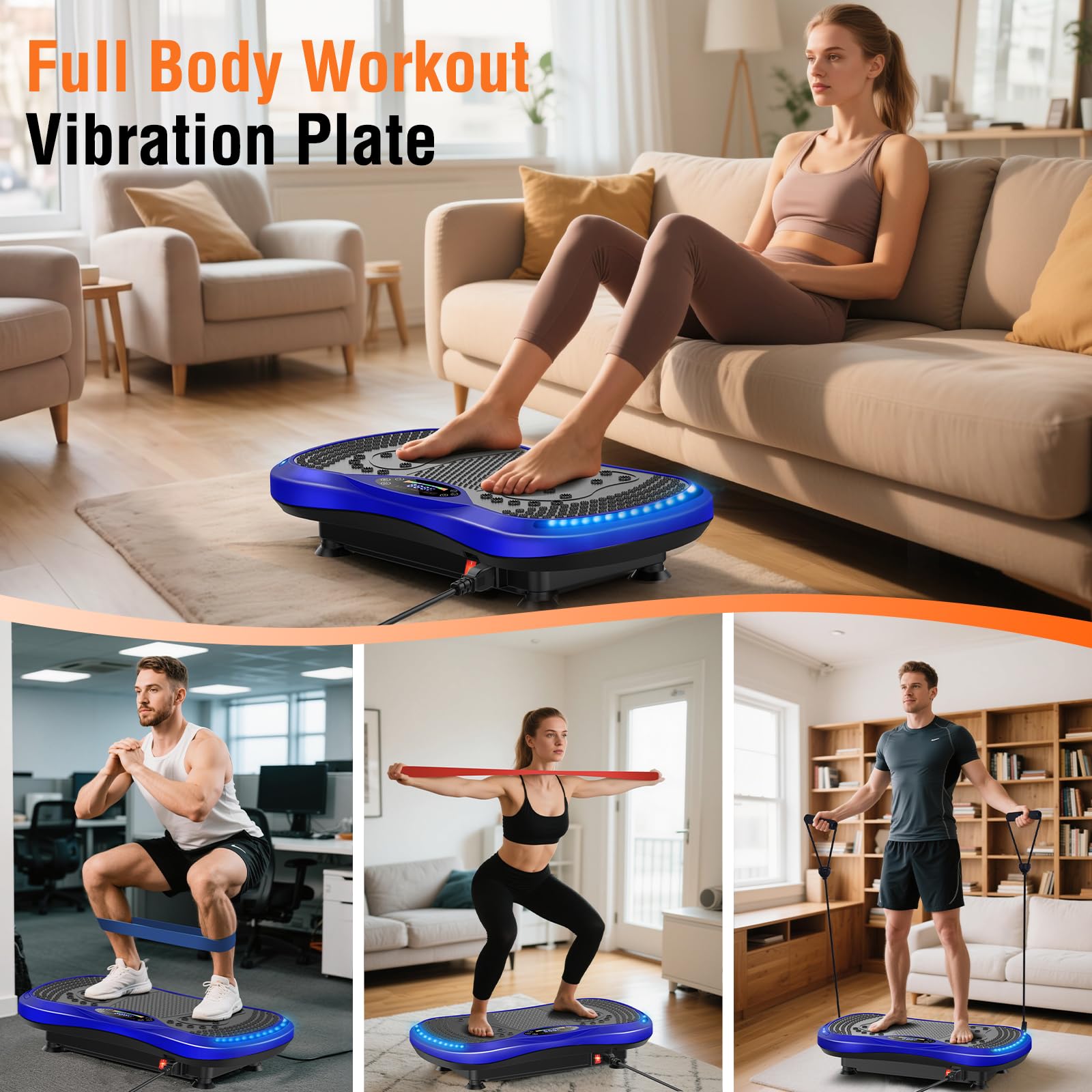 Vibration Plate Machine - Build Muscle & Burn Fat -3 Vibration Plate Machine - Build Muscle & Burn Fat -3