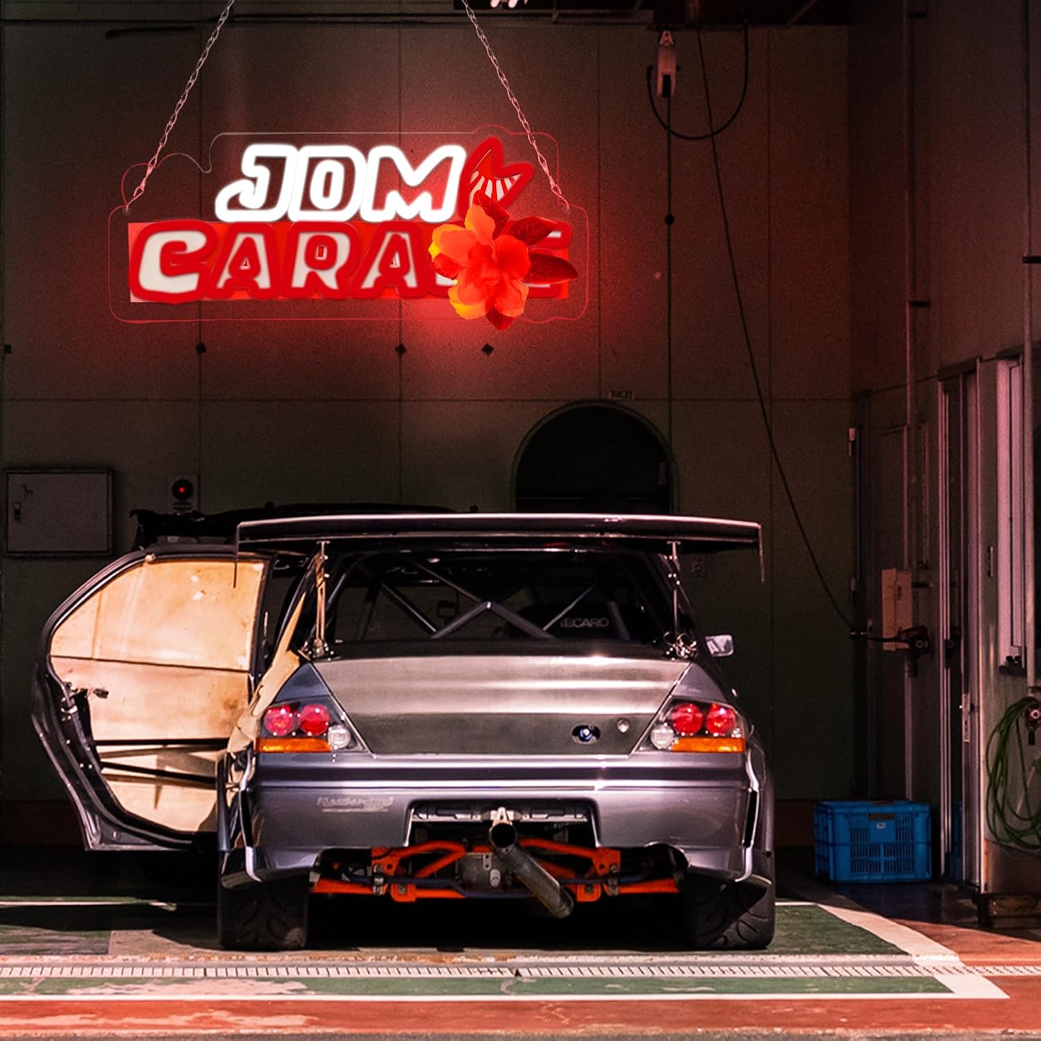 JFLLamp J.D.M Garage Neon Signs for Wall Decor Garage Neon Lights for Bedroom Led Signs Suitable for Dormitory Man Cave Christmas Gift - Image 6