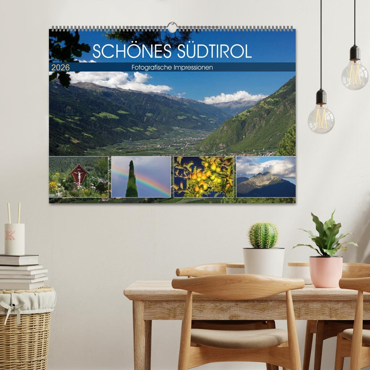 Schönes Südtirol (Wandkalender 2026 DIN A2 quer), CALVENDO Monatskalender: Stimmungsvolle Farbfotografien aus Südtirol. (CALVENDO Orte)