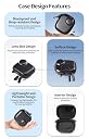 Valente Portable Storage Case Compatible with DJI Osmo Nano | Hard Protective Carrying Case with Shockproof Travel Protection (Black) gallery image