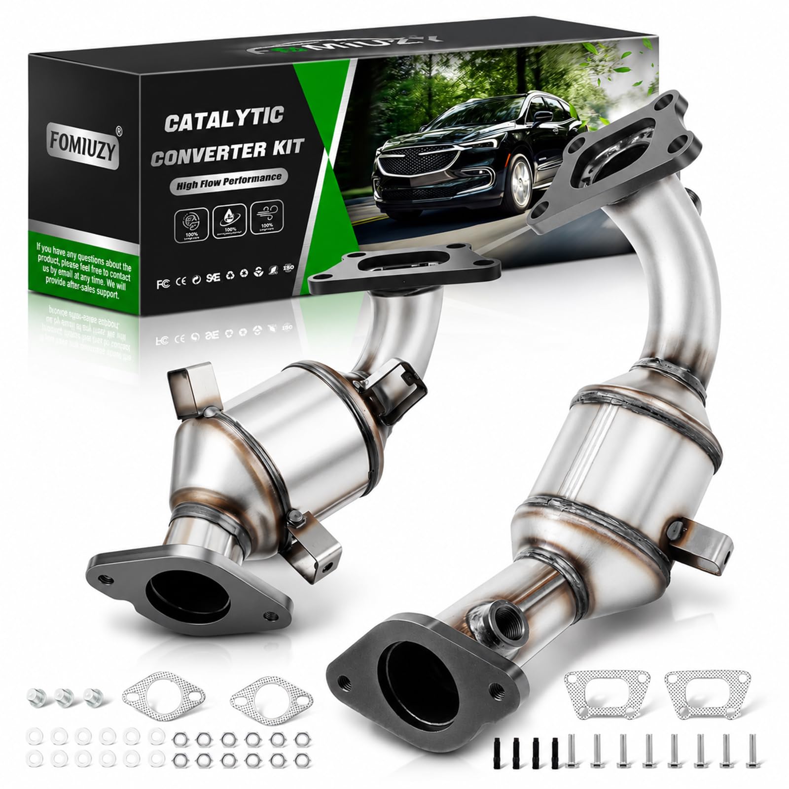 Photo 1 of FOMIUZY Catalytic Converter Kit for Chevy Traverse & Buick Enclave 3.6L V6