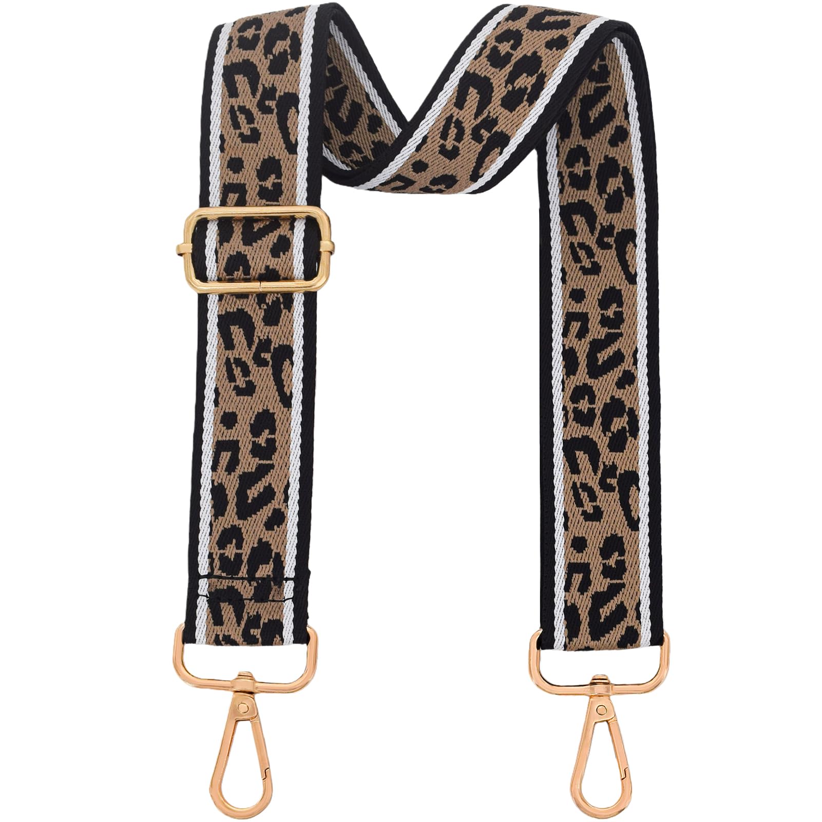 Amazon.co.jp: ROYGBCP ワイドレオパードパースストラップ 交換用