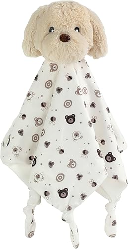 CREVENT Manta acogedora de seguridad para bebé, Loveys para bebés niñas y niños, cumpleaños (perro)