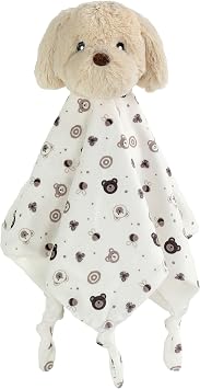 CREVENT Cozy Plush Baby Security Blanket,Baby Comforter for Baby Girls and Boys Newborns, Birthday GiftDog