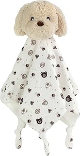 CREVENT Cozy Plush Baby Security Blanket, Loveys for Baby Girls and Boys, Birthday (Dog)