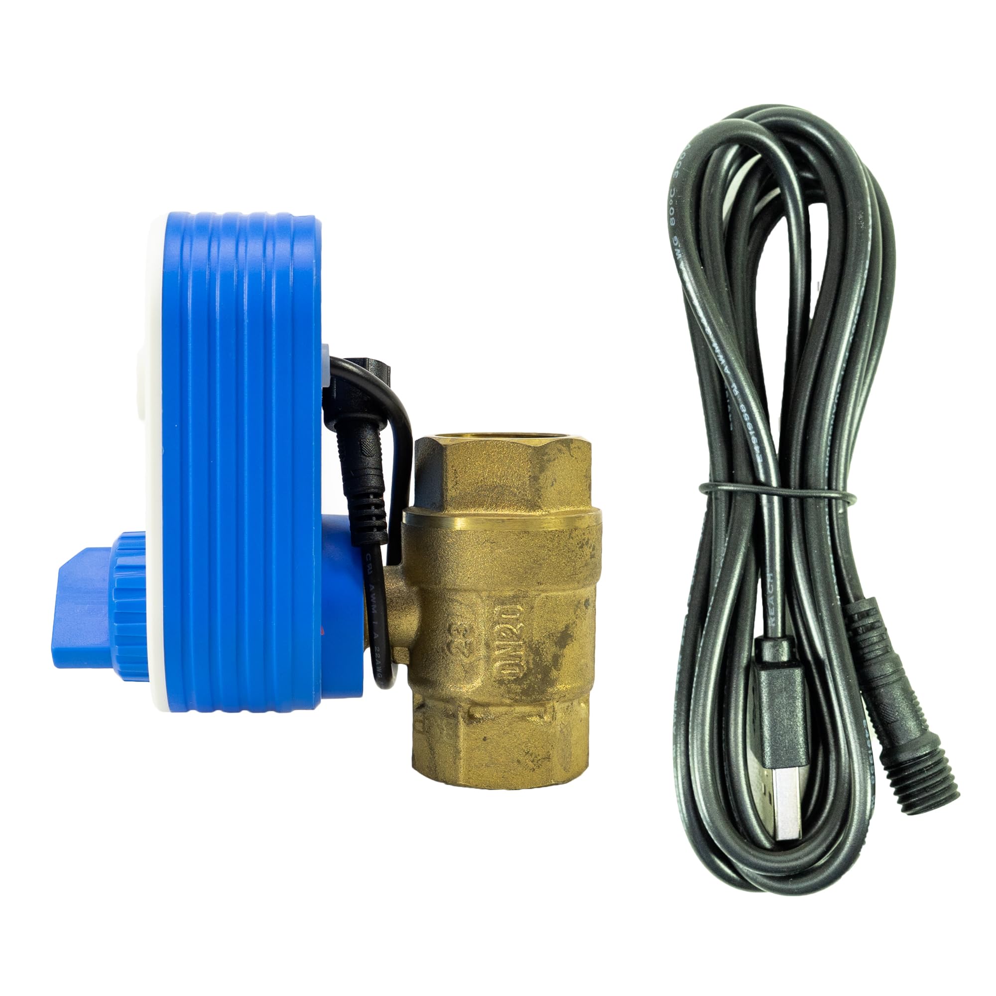 Válvula de agua inteligente PNI SV160 con wifi, DN20, 3/4", control a través de la aplicación inteligente Tuya, compatible con Amazon Alexa y Google Home