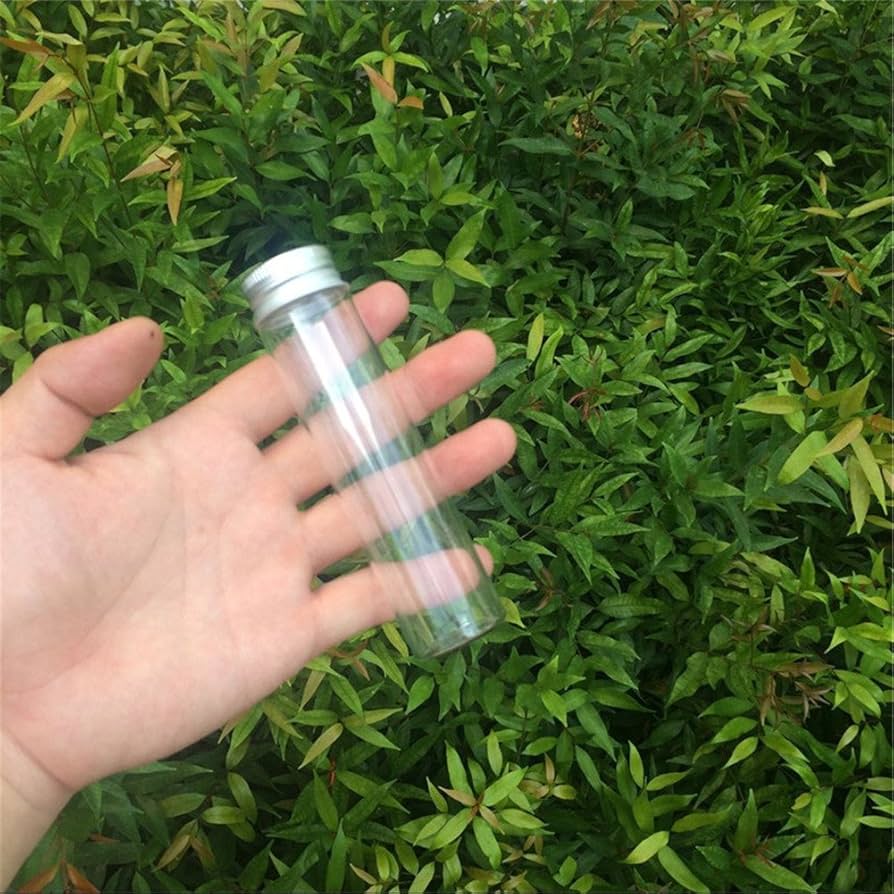 Amazon.co.jp: Jarvials無料配送12個60mlアルミ製の銀蓋透明