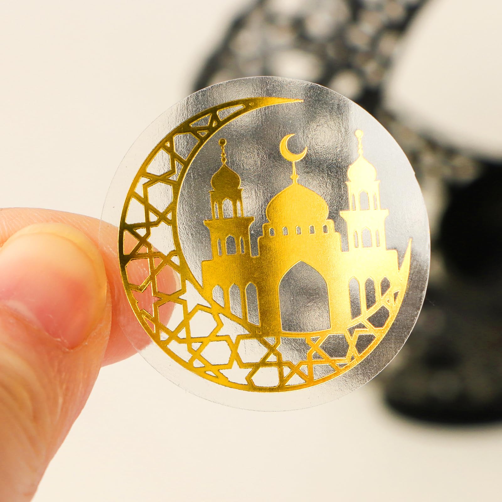 120 Stück Eid Mubarak-Aufkleber – Süße Ramadan-Deko Für Taschen & Feiern!