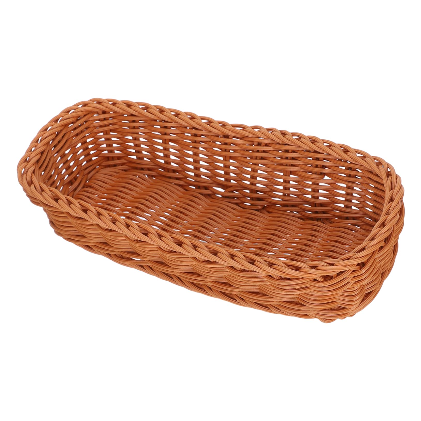 PRETYZOOM Organizador de Cubiertos Cesta de Almacenamiento Tejida de PP Cesta para Utensilios Cocina Práctica para Palillos Cucharas Tenedores