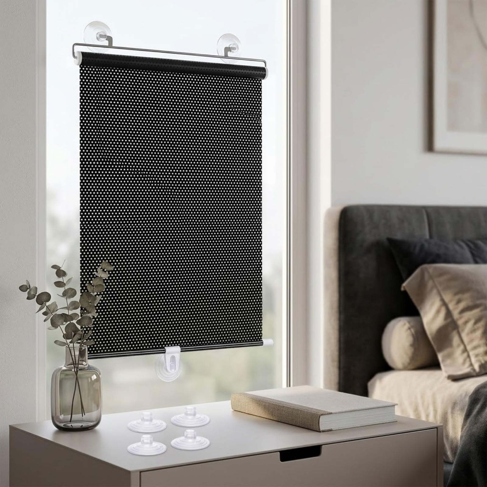Store occultant thermique de précision avec ventouses
