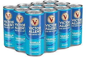 Victor Allen's Coffee Vanilla Iced Canned Coffee Latte: The Perfect Pick-Me-Up for Coffee Connoisseurs