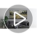 ERQINHUA Large Wall Art For Living Room Canvas Wall Decor For Bedroom Field Scenery Flower Watercolour Painting Office Decorations Stretched And Framed Wall Pictures Artwork Home Decor 30"X60"