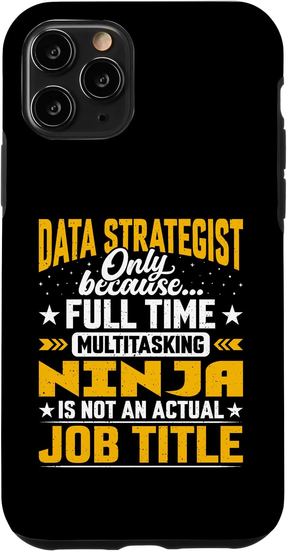 Data Strategist Job Title - Funny Data Expert Analyst Case for iPhone 11 Pro