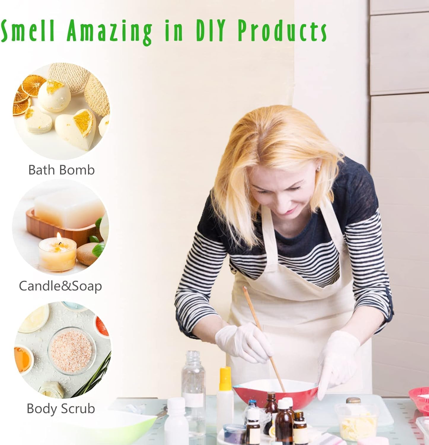 Summer and Spring Fragrance Oils, MitFlor 12 Bottles Premium Scented Oils for Diffuser, Soap and Candle Making Scents, Aromatherapy Oils Gift Sets