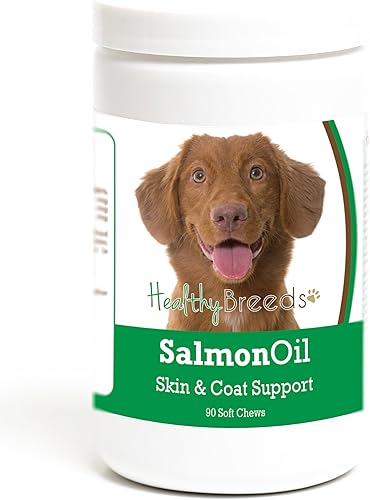 Miniatura 426 de Healthy Breeds Golden Retriever - Aceite de salmón masticable suave, 90